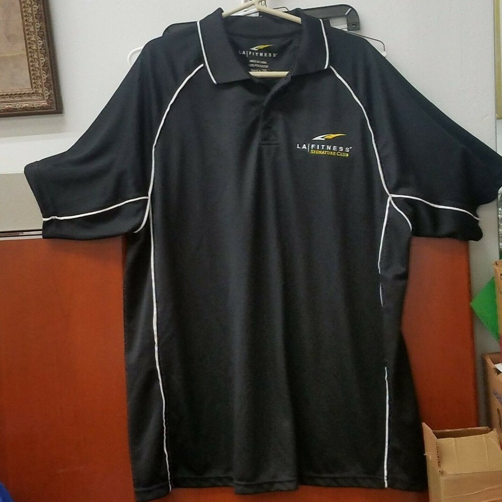 LA Fitness Signature Club Employee Uniform Polo Sh